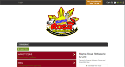 Desktop Screenshot of mamarosagrill.com